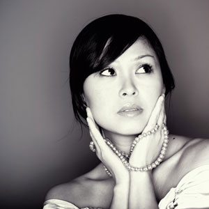 fur coat with stripes